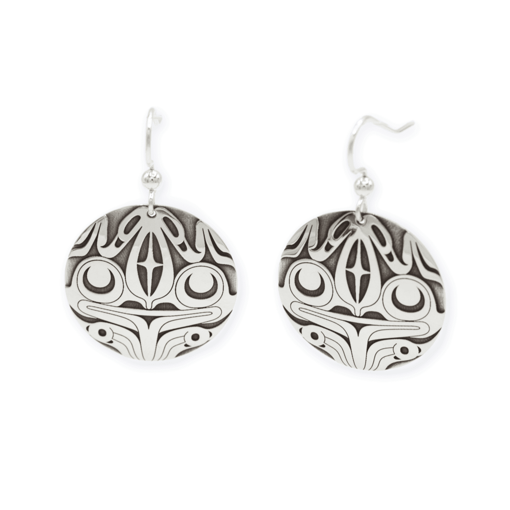 Frog Panel Earrings